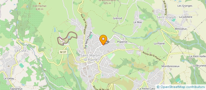 localisation de l'entreprise SCI DUBOIS  SAINT-MARTIN-LA-PLAINE