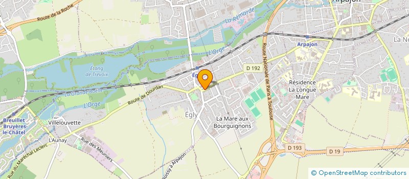 localisation de l'entreprise SCI DUBOIS-CHAPARD  EGLY