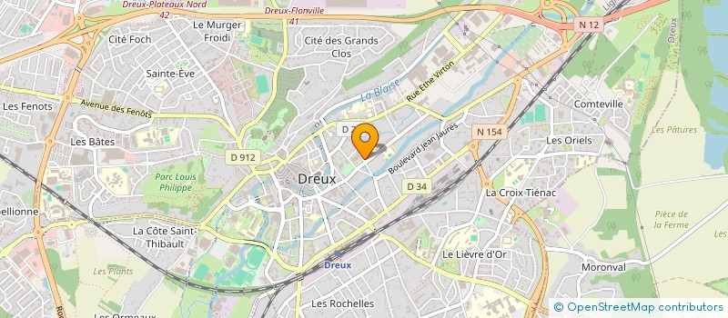 localisation de l'entreprise SCI DUBOIS-DAMARS à DREUX