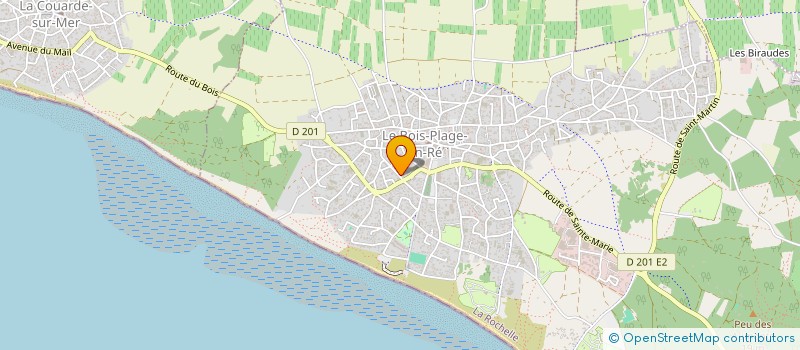 localisation de l'entreprise SCI DUBOIS DE LA SALANDIERE  LE BOIS-PLAGE-EN-RE