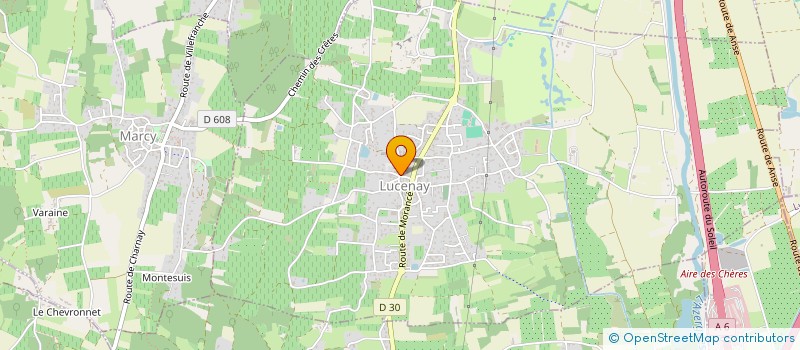 localisation de l'entreprise SCI DUBOIS DENARD  LUCENAY