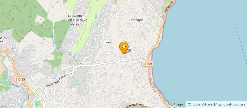 localisation de l'entreprise SCI DUBOIS-ECUREUIL à SAINTE-MAXIME