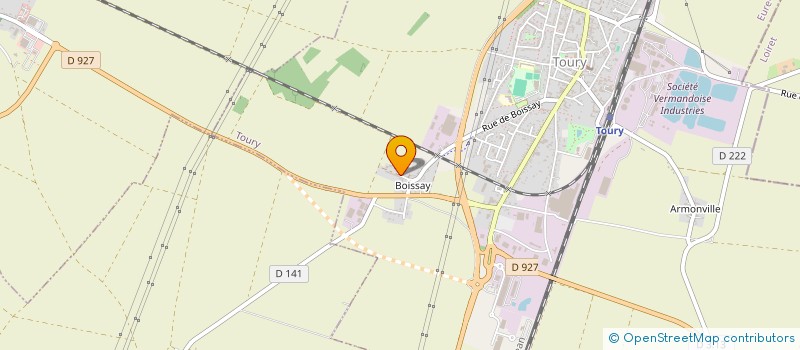 localisation de l'entreprise SCI DUBOIS ET SOUBIEUX à TOURY