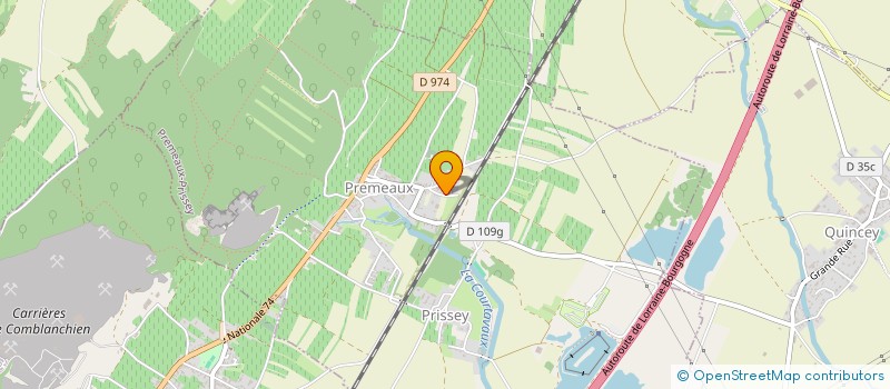 localisation de l'entreprise SCI DUBOIS GREE  PREMEAUX-PRISSEY