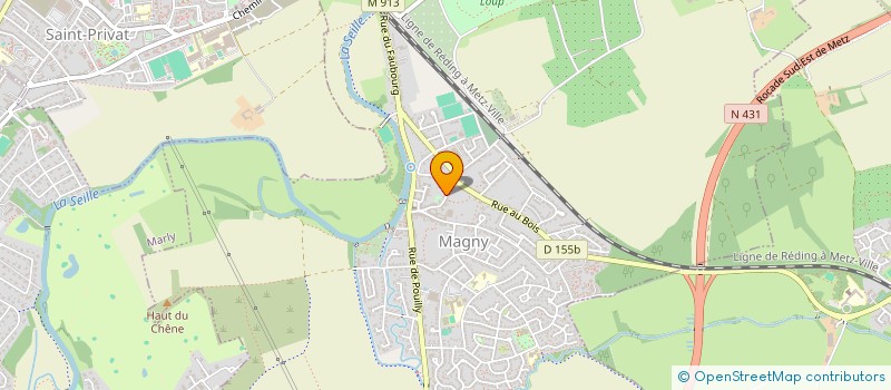 localisation de l'entreprise SCI DUBOIS LACOUR  METZ