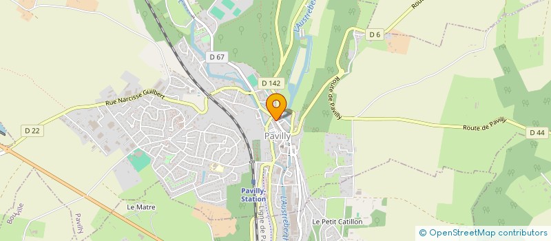 localisation de l'entreprise SCI DUBOIS-POTEL  PAVILLY