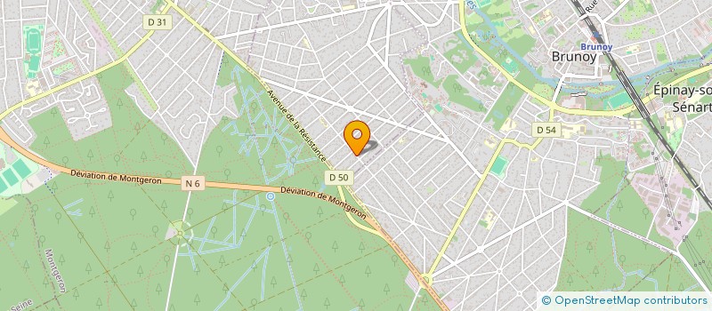 localisation de l'entreprise SCI DUBOIS QUINTON  YERRES