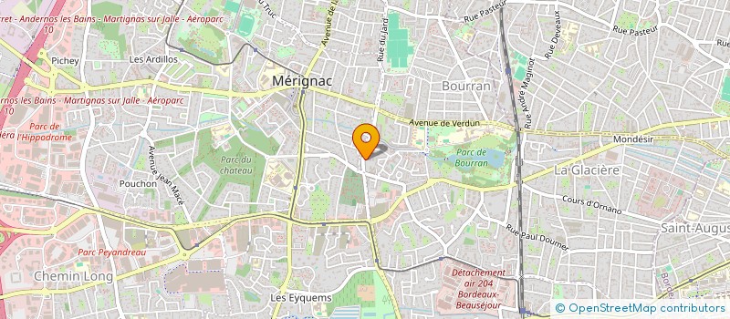 localisation de l'entreprise SCI DUBOIS-SCHOBERT  MERIGNAC