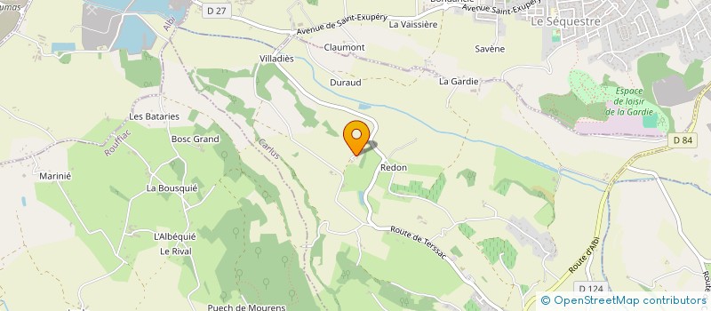 localisation de l'entreprise SCI DUBOIS VAUTRIN JUTAN  CARLUS