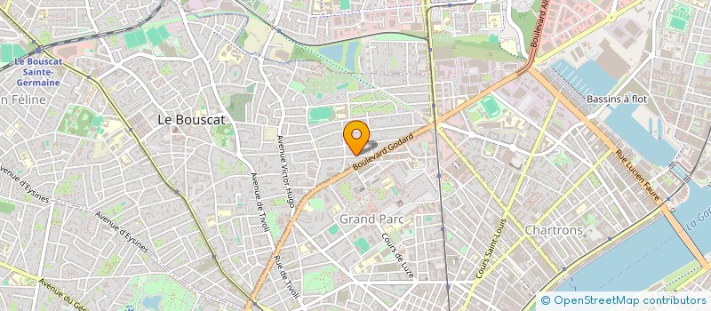 localisation de l'entreprise SCI DUBOS  LE BOUSCAT