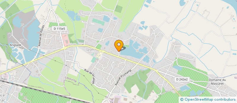 localisation de l'entreprise SCI DUBOS  IZON
