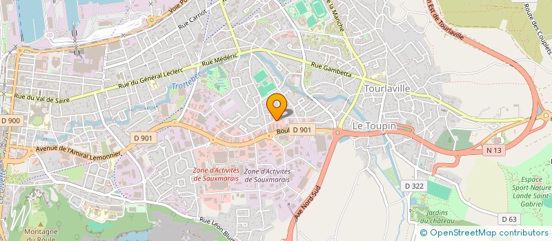 localisation de l'entreprise SCI DUBOST-MAHIEU à CHERBOURG-EN-COTENTIN