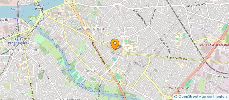 localisation de l'entreprise SCI DUBOT DU 90 RTE DE CLISSON à NANTES