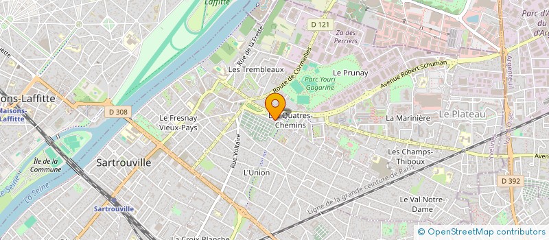 localisation de l'entreprise SCI DUBOULEVARD  SARTROUVILLE