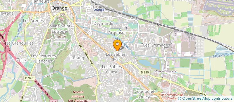 localisation de l'entreprise SCI DUBOULOT  ORANGE