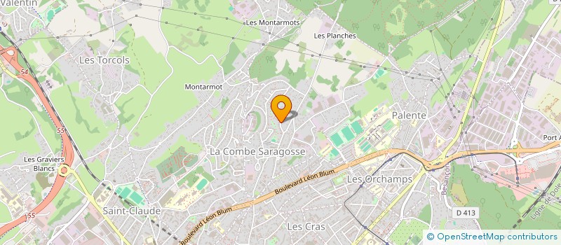 localisation de l'entreprise SCI DUBOURG à BESANCON