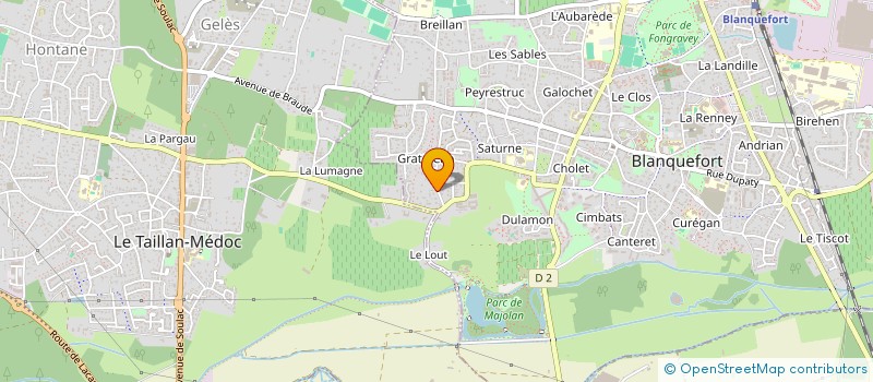 localisation de l'entreprise SCI DUBOURG - BORNE à BLANQUEFORT