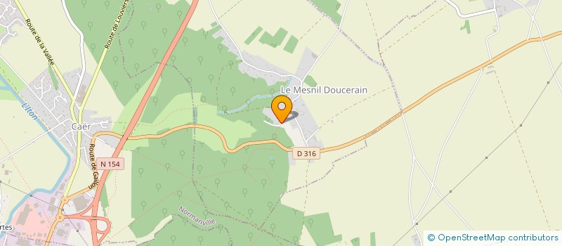 localisation de l'entreprise SCI DUBOURG HERSENT  LE BOULAY-MORIN