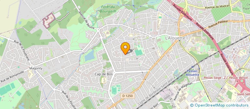 localisation de l'entreprise SCI DUBOURG-NAVARRANNE  PESSAC