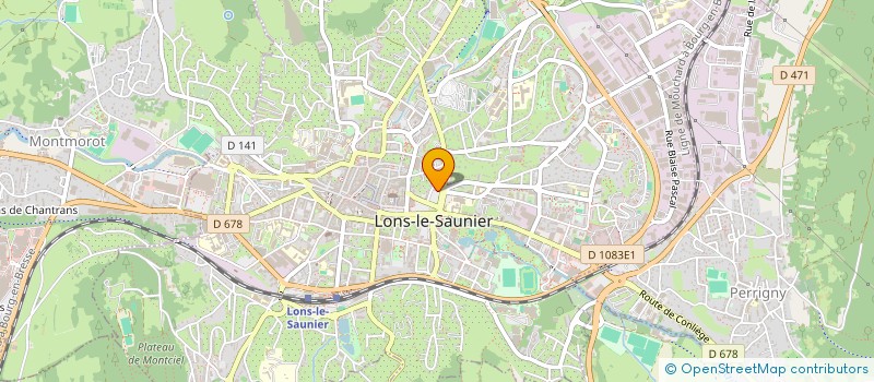 localisation de l'entreprise SCI DUBOVIS  LONS-LE-SAUNIER