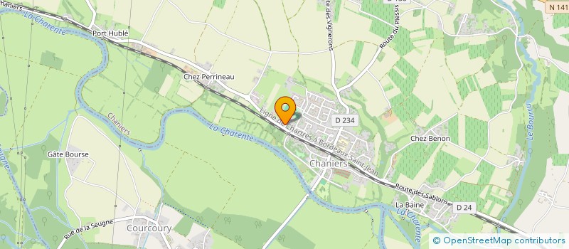 localisation de l'entreprise SCI DUBRANDARD  MAINXE-GONDEVILLE