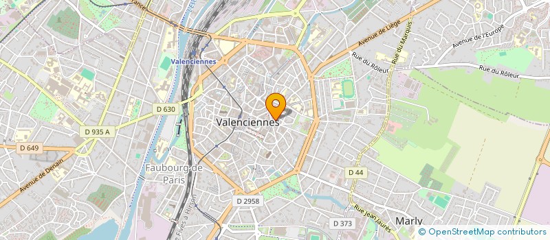 localisation de l'entreprise SCI DUBRAY  VALENCIENNES