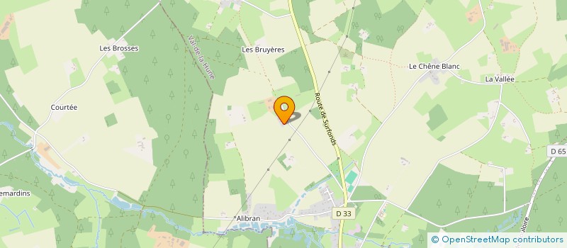 localisation de l'entreprise SCI DUBRAY  VOLNAY