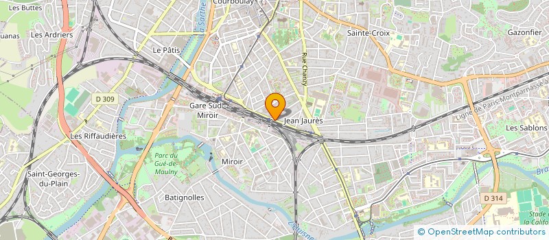 localisation de l'entreprise SCI DUBRAY GOGUELIN  LE MANS