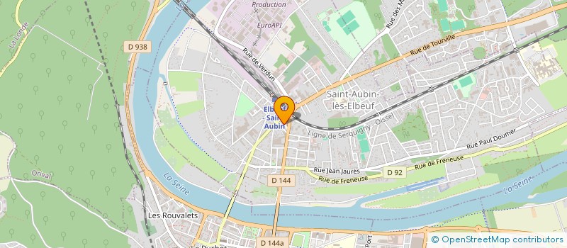 localisation de l'entreprise SCI DUBREUIL INVEST  SAINT-AUBIN-LES-ELBEUF