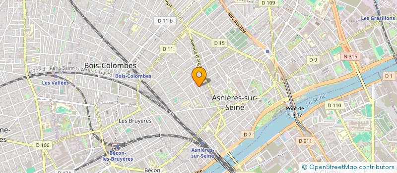 localisation de l'entreprise SCI DUBREUIL RUPP à ASNIERES-SUR-SEINE