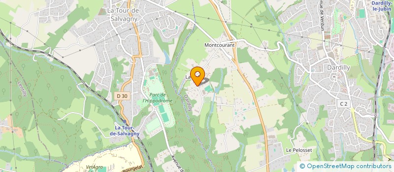 localisation de l'entreprise SCI DUBREUIL TARARE  DARDILLY