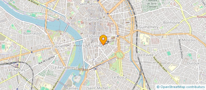 localisation de l'entreprise SCI DUBRIEY  TOULOUSE