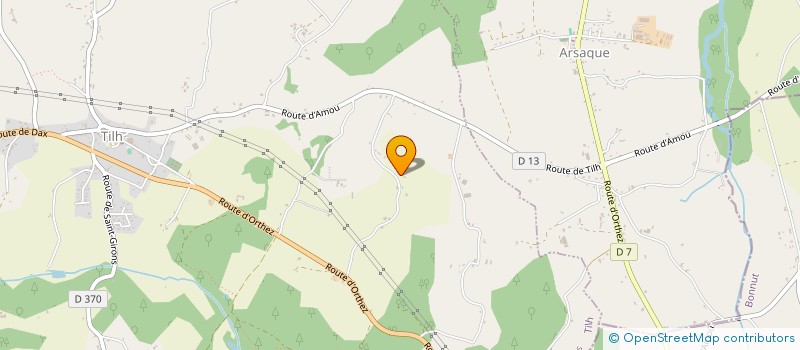 localisation de l'entreprise SCI DUBROCA  TILH