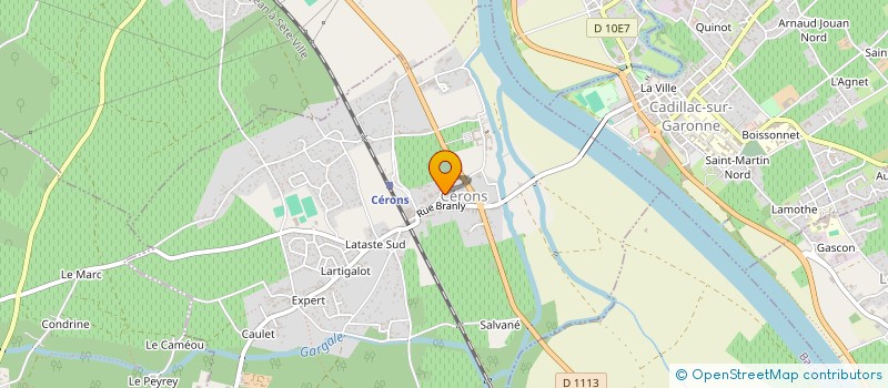 localisation de l'entreprise SCI DUBROCA  ILLATS