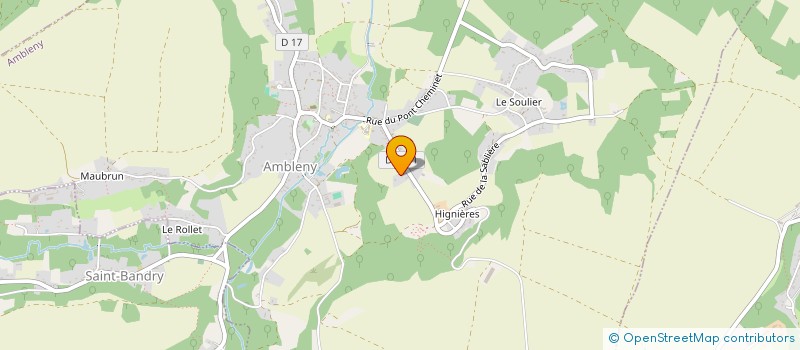 localisation de l'entreprise SCI DUBROMEL  RESSONS LE LONG