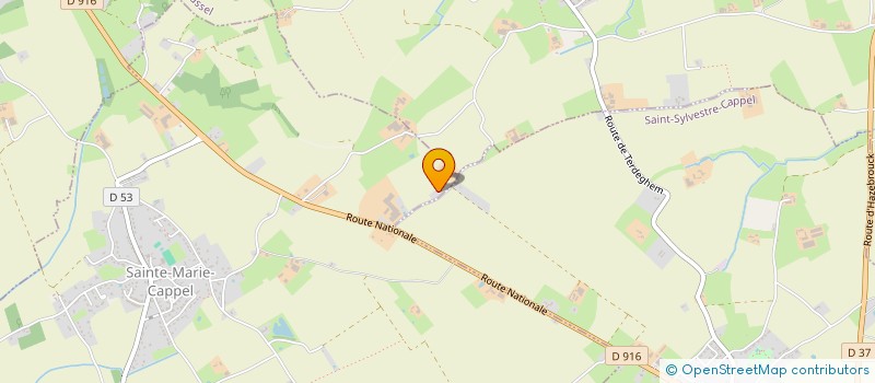 localisation de l'entreprise SCI DUBRULLE  SAINTE-MARIE-CAPPEL