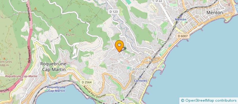 localisation de l'entreprise SCI DUBRULLE DEGHELT à ROQUEBRUNE-CAP-MARTIN