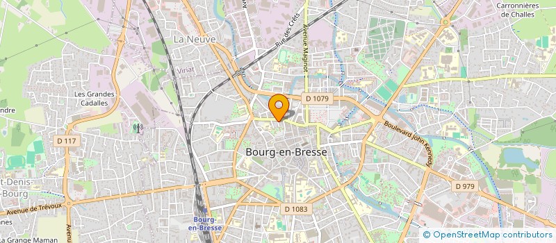 localisation de l'entreprise SCI DUBU à BOURG-EN-BRESSE