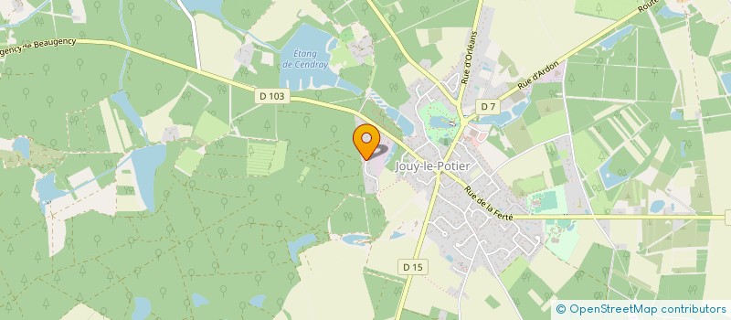 localisation de l'entreprise SCI DUC à JOUY-LE-POTIER