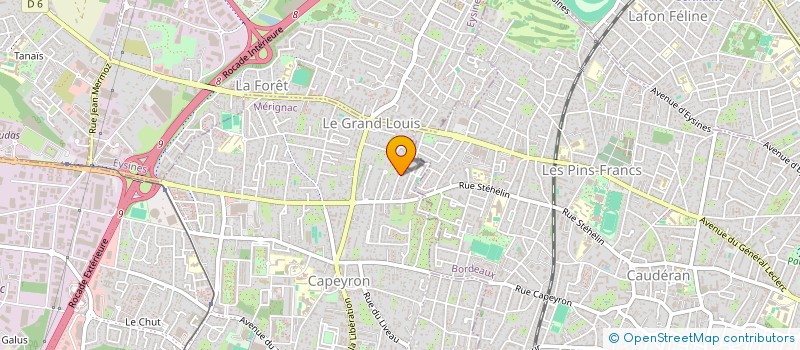 localisation de l'entreprise SCI DUC  BORDEAUX