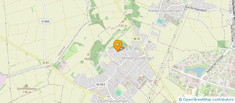 localisation de l'entreprise SCI DUC  MITTELHAUSBERGEN