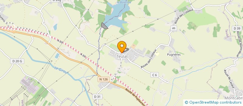 localisation de l'entreprise SCI DUC  TEULAT