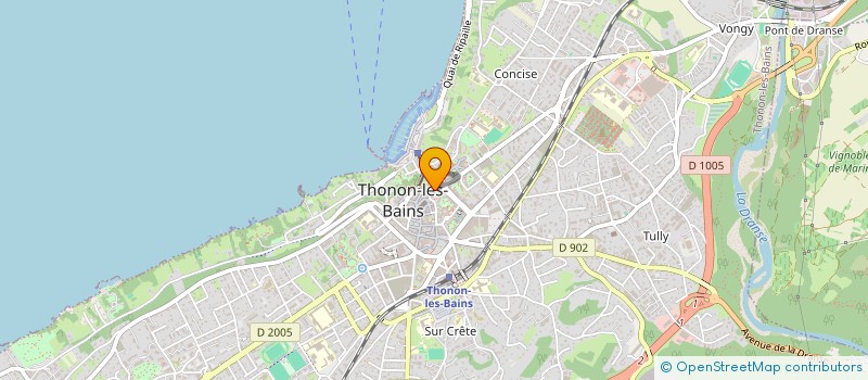 localisation de l'entreprise SCI DUC DE GAPE à THONON-LES-BAINS