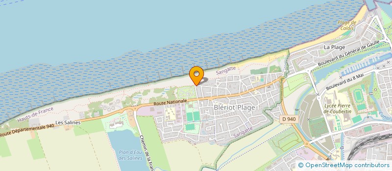 localisation de l'entreprise SCI DUC DE GUISE  SANGATTE