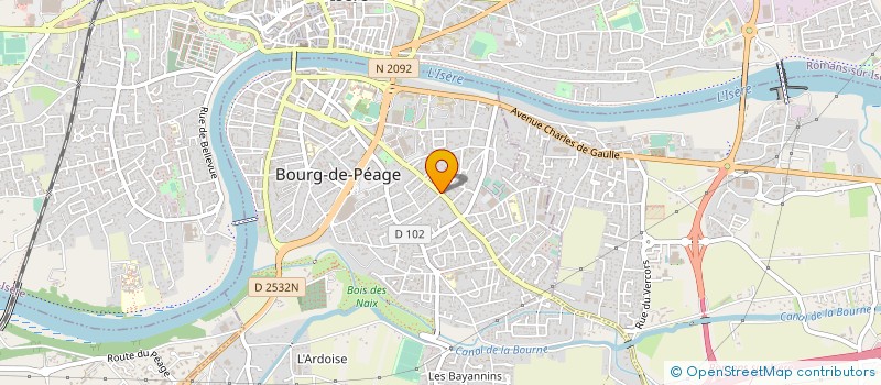 localisation de l'entreprise SCI DUC-VINH  BOURG-DE-PEAGE