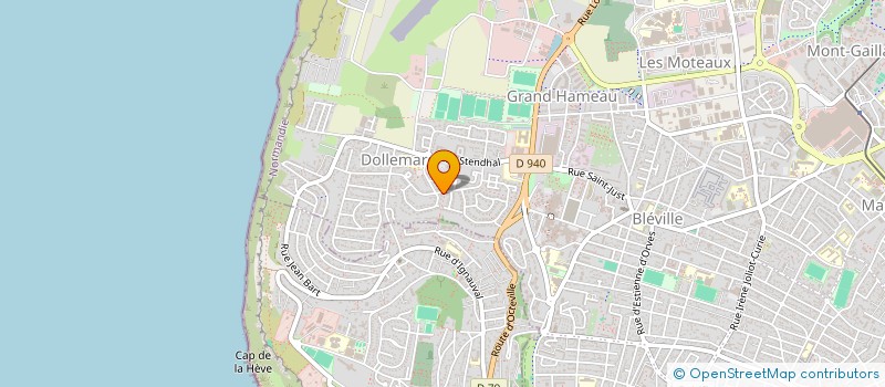 localisation de l'entreprise SCI DUCA  LE HAVRE