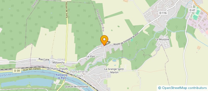 localisation de l'entreprise SCI DUCA  LES ECRENNES