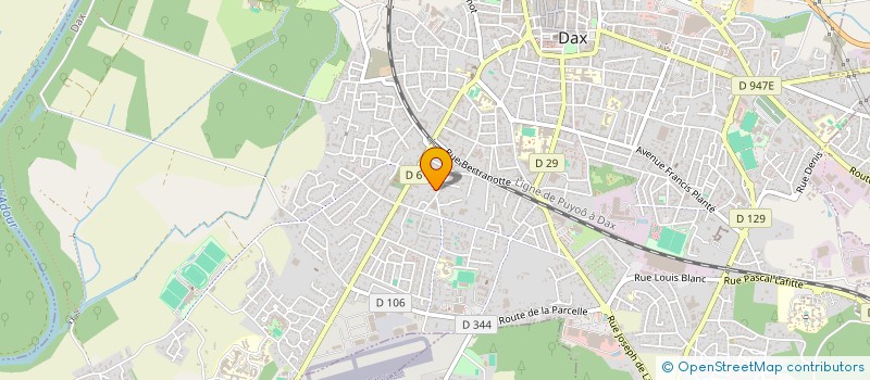 localisation de l'entreprise SCI DUCAMP à DAX