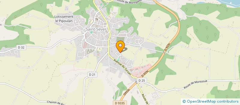 localisation de l'entreprise SCI DUCAMP MELINE à SAINT-SEVER