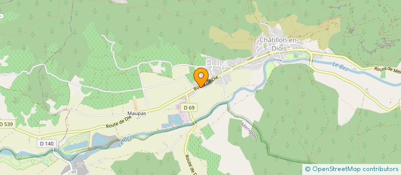 localisation de l'entreprise SCI DUCAMPETY  CHATILLON-EN-DIOIS